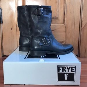 Frye Natalie Mid Engineer Boots